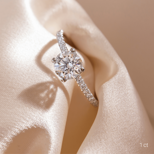 Sadie Platinum Engagement Ring