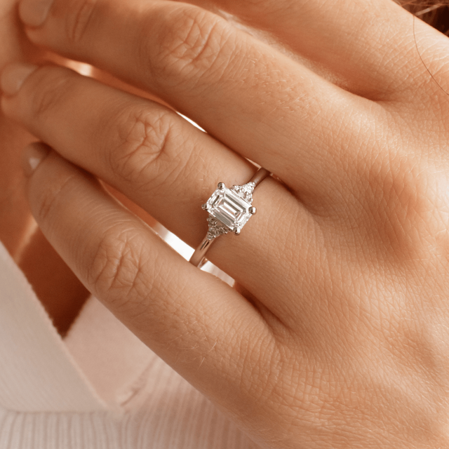 Francis Platinum Vintage Engagement Ring