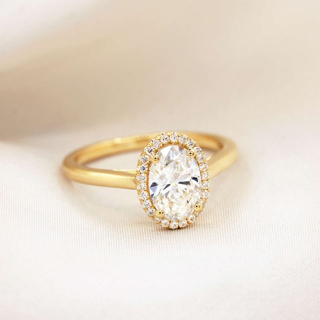 Ava Yellow Gold Engagement Ring