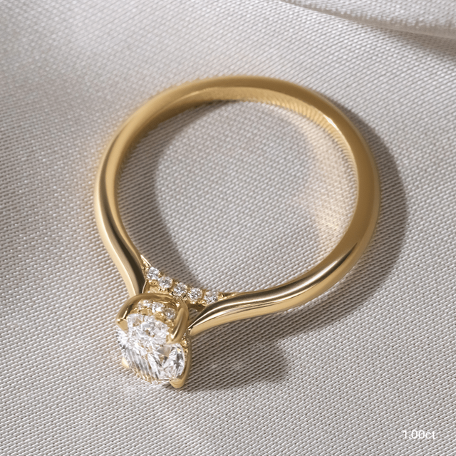 Juliette Yellow Gold Engagement Ring