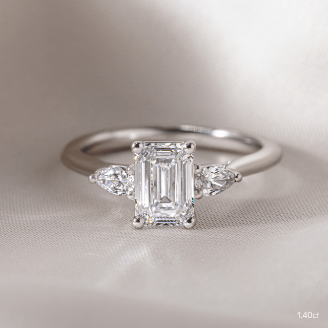 Nimi White Gold Trilogy Engagement Ring