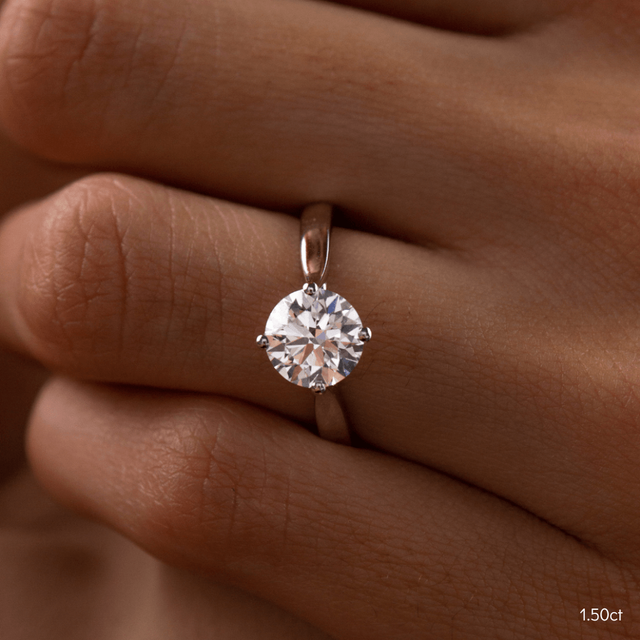 Roxana Platinum solitaire Engagement Ring