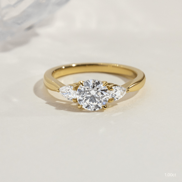 Vivian Yellow Gold Engagement Ring