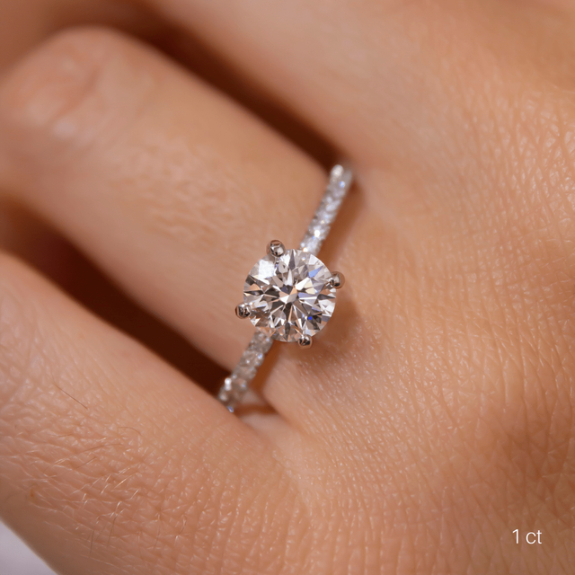 Sadie Platinum Engagement Ring