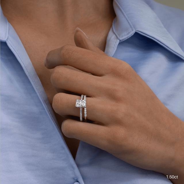 Florian Platinum Pave Engagement Ring