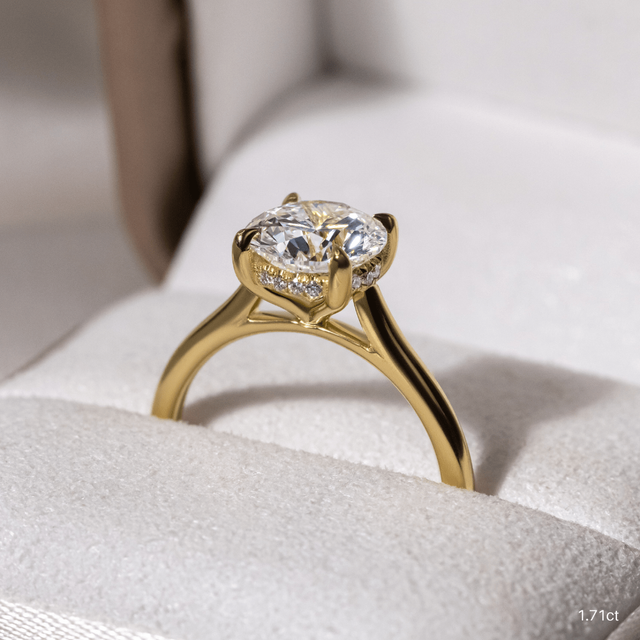 Geraldine Yellow Gold Engagement Ring