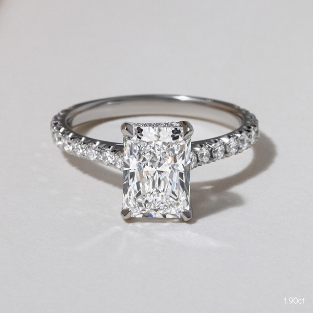 Aisha White Gold Engagement Ring