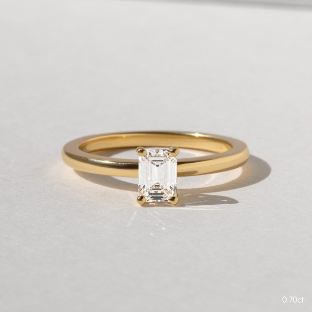 Juliette Pavé Yellow Gold Engagement Ring
