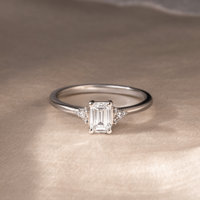 Francis Platinum Vintage Engagement Ring