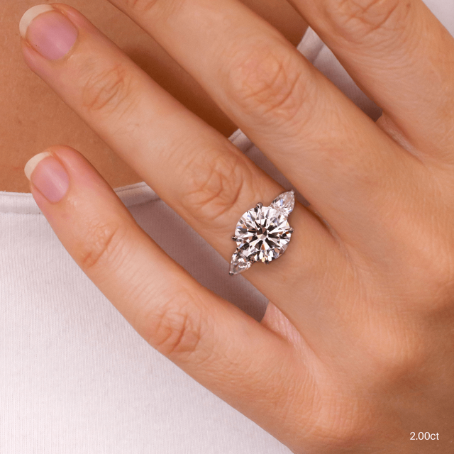 Nimi White Gold Trilogy Engagement Ring