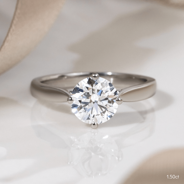 Roxana Platinum solitaire Engagement Ring