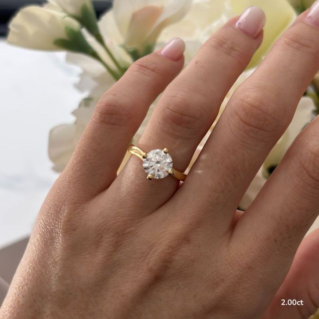 Orane Yellow Gold Solitaire Engagement Ring