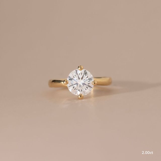 Orane Yellow Gold Solitaire Engagement Ring