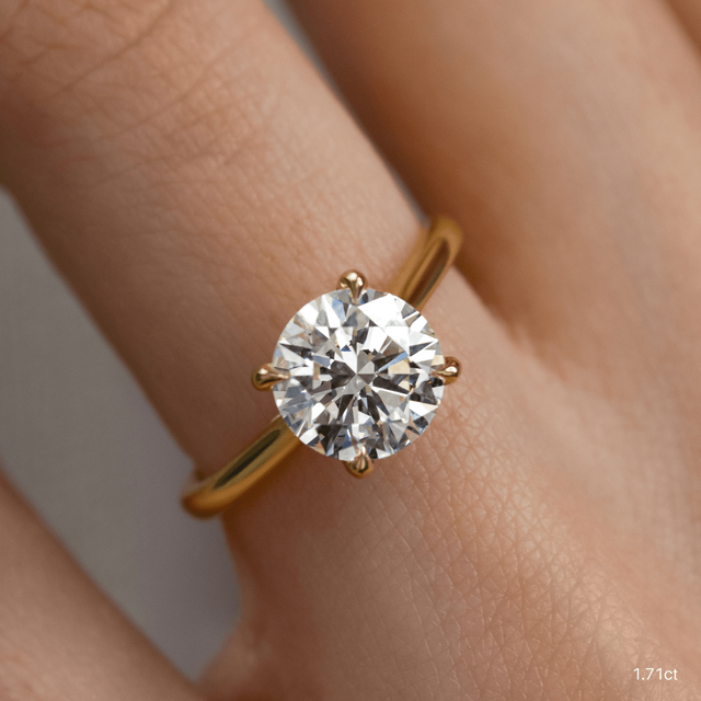Geraldine Yellow Gold Engagement Ring