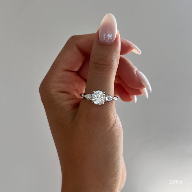 Nimi White Gold Trilogy Engagement Ring