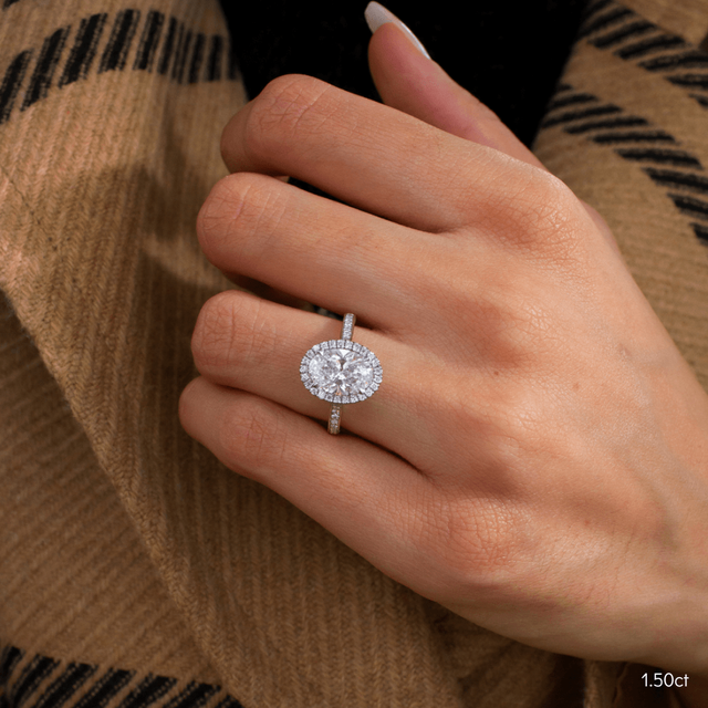 Augusta Platinum Unique Engagement Ring