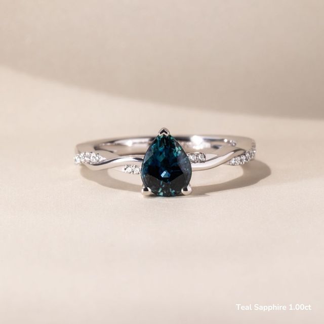 Sahana Platinum Pave Engagement Ring