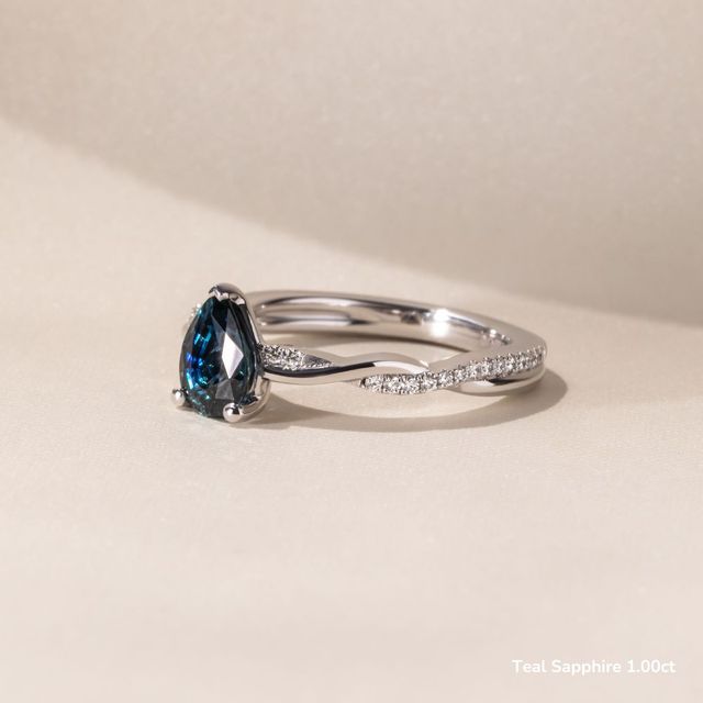 Sahana Platinum Pave Engagement Ring