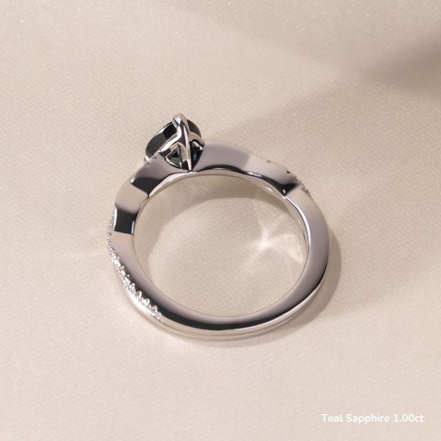Sahana Platinum Pave Engagement Ring