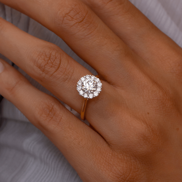 Ava Rose Gold Engagement Ring