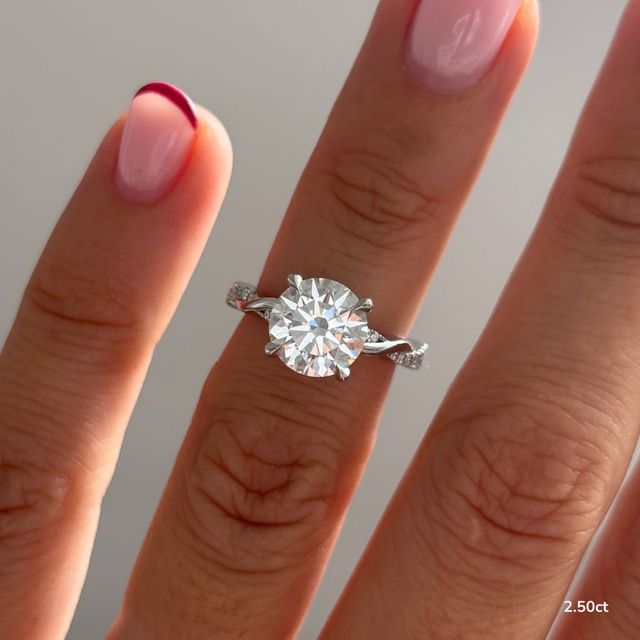 Sahana Platinum Pave Engagement Ring