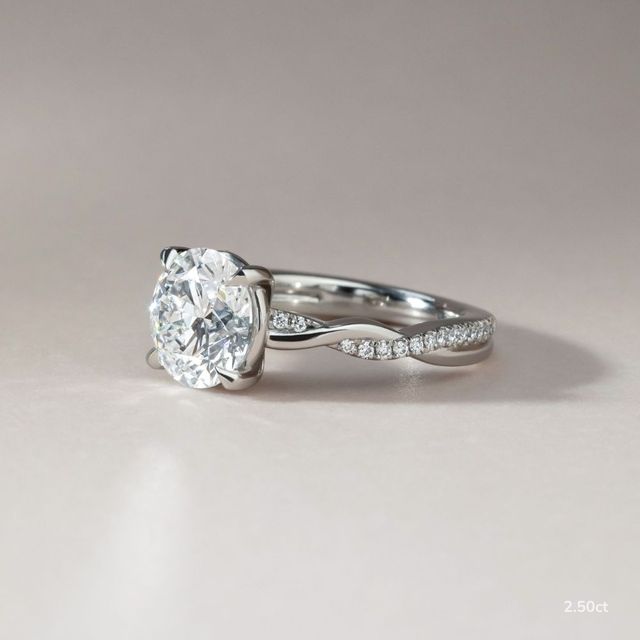 Sahana Platinum Pave Engagement Ring