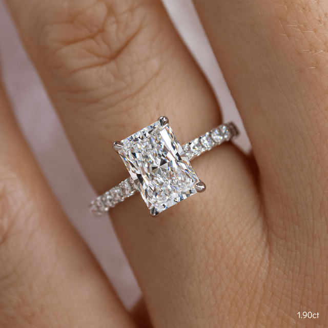 Aisha White Gold Engagement Ring