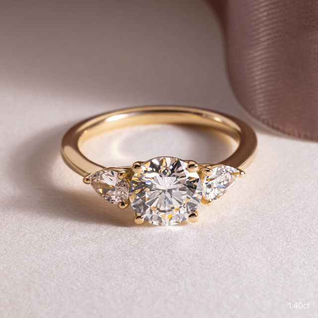 Vivian Yellow Gold Engagement Ring