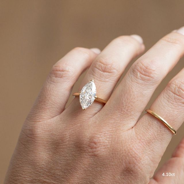 Geraldine Yellow Gold Engagement Ring