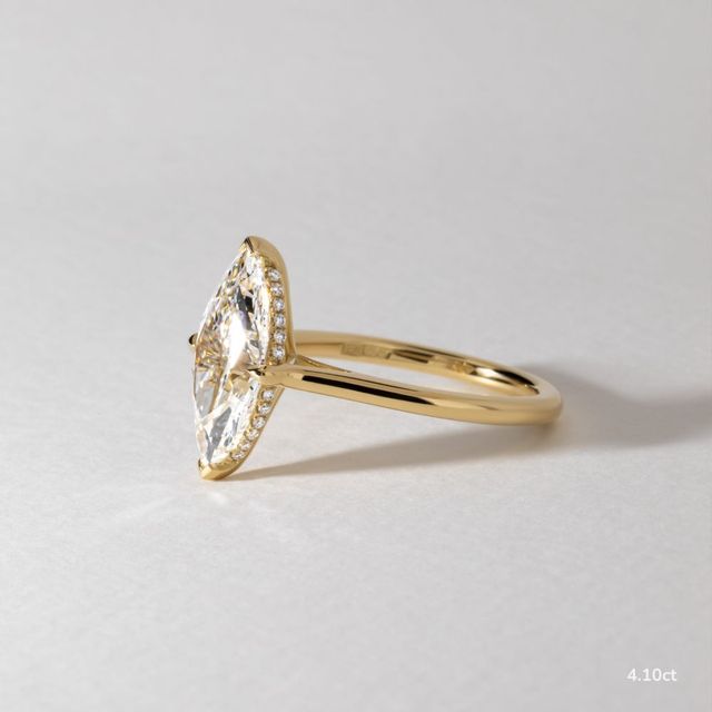Geraldine Yellow Gold Engagement Ring