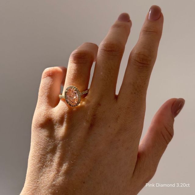 Maya Yellow Gold Halo Engagement Ring