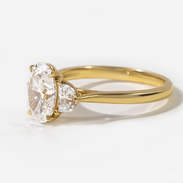 Moonlight Yellow Gold Engagement Ring