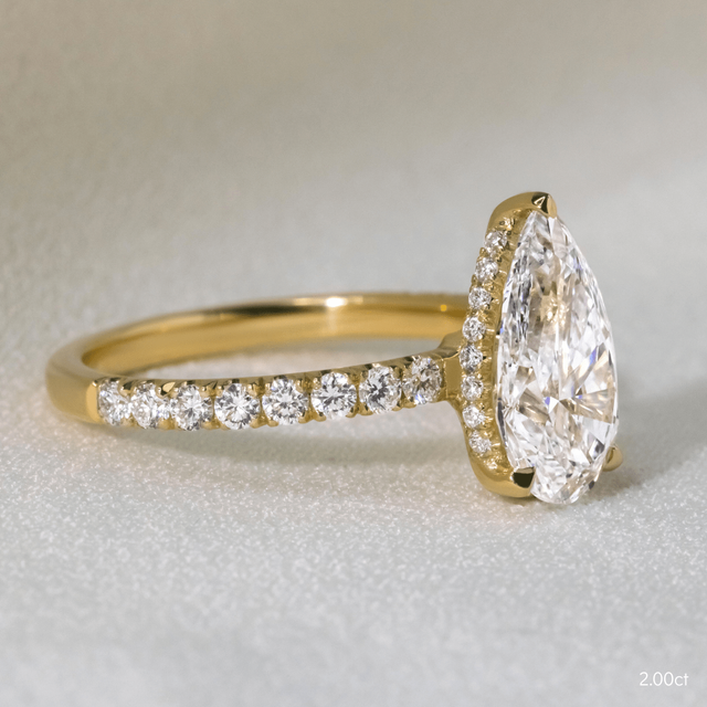 Sadie Yellow Gold Engagement Ring