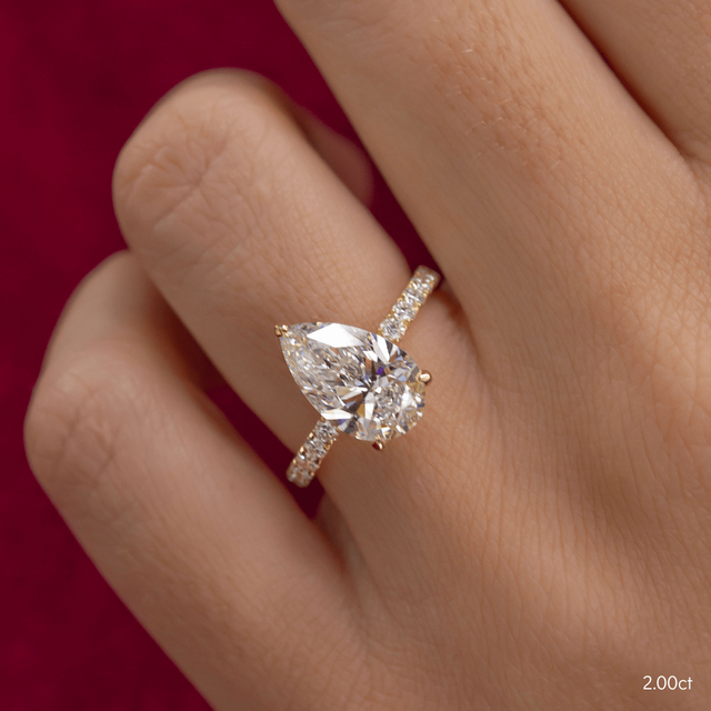 Sadie Yellow Gold Engagement Ring