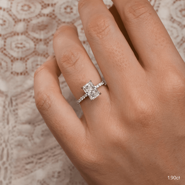 Aisha White Gold Engagement Ring