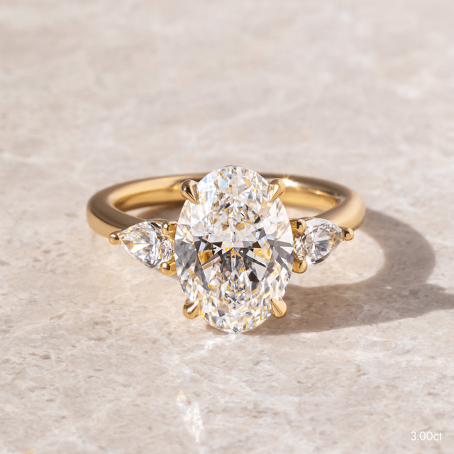 Vivian Yellow Gold Engagement Ring
