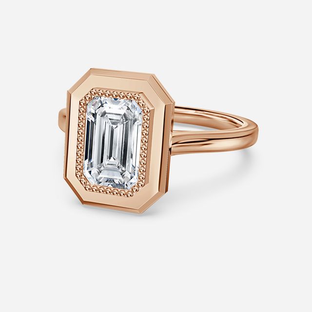 Adaya Rose Gold Vintage Engagement Ring