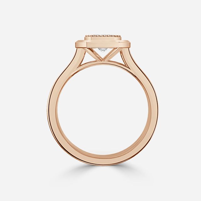 Adaya Rose Gold Vintage Engagement Ring