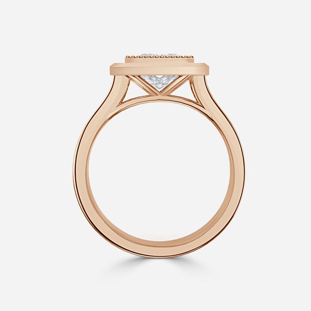 Adaya Rose Gold Vintage Engagement Ring
