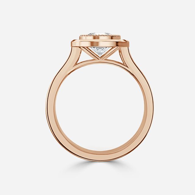 Adaya Rose Gold Vintage Engagement Ring