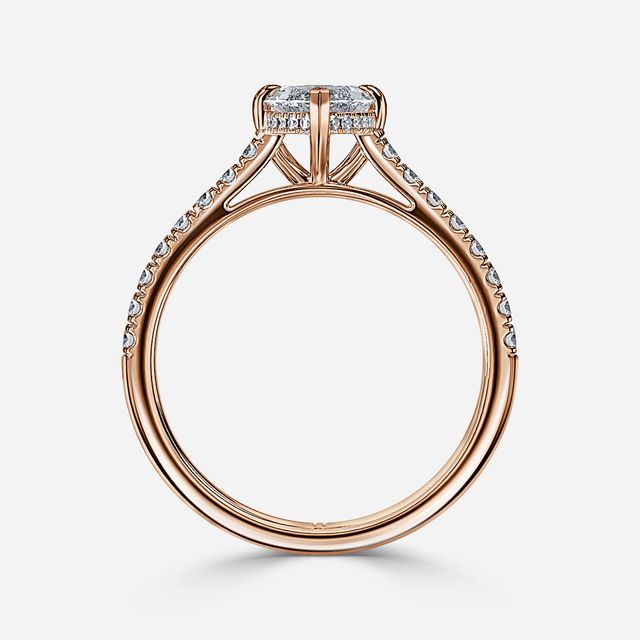 Aisha Rose Gold Engagement Ring