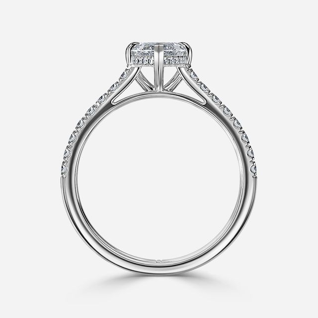 Aisha White Gold Engagement Ring