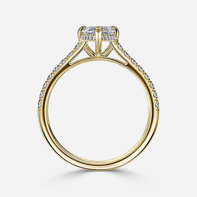 Aisha Yellow Gold Engagement Ring