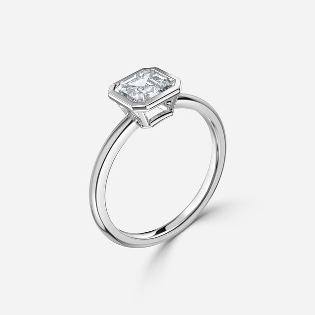 Chloe White Gold Solitaire Engagement Ring