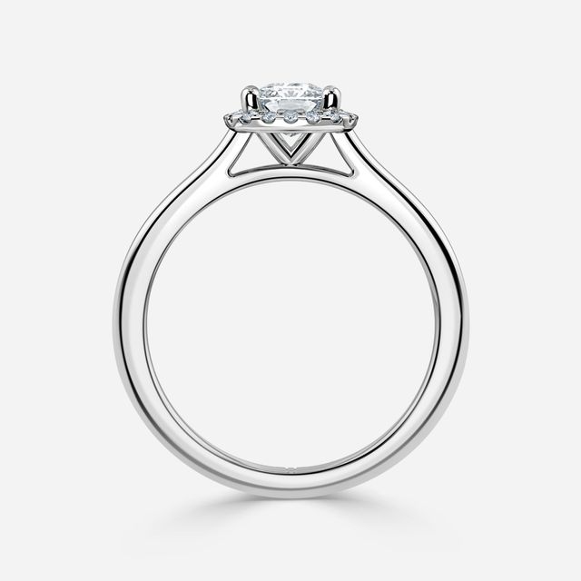 Ava White Gold Engagement Ring