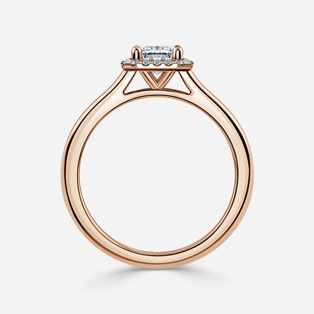 Ava Rose Gold Engagement Ring