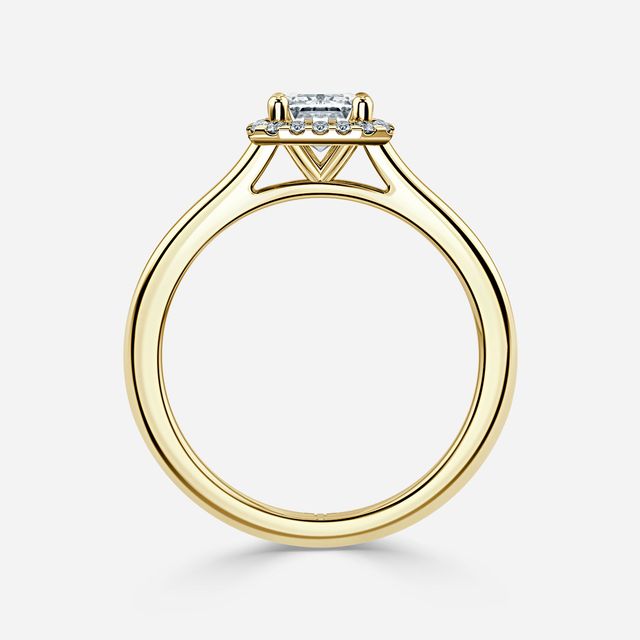 Ava Yellow Gold Engagement Ring