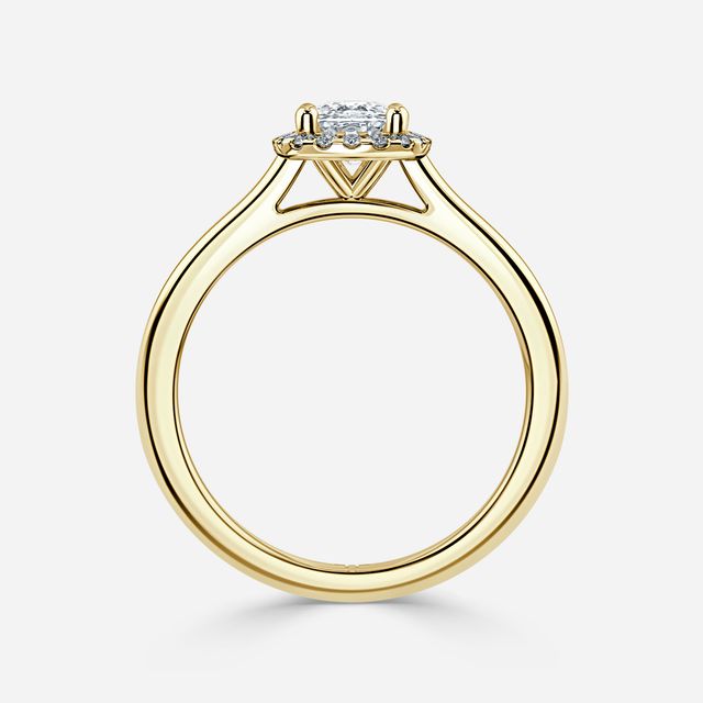Ava Yellow Gold Engagement Ring