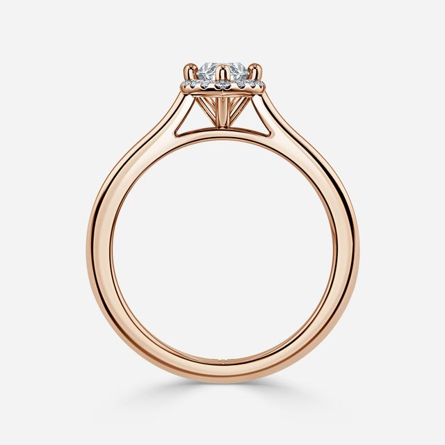 Ava Rose Gold Engagement Ring
