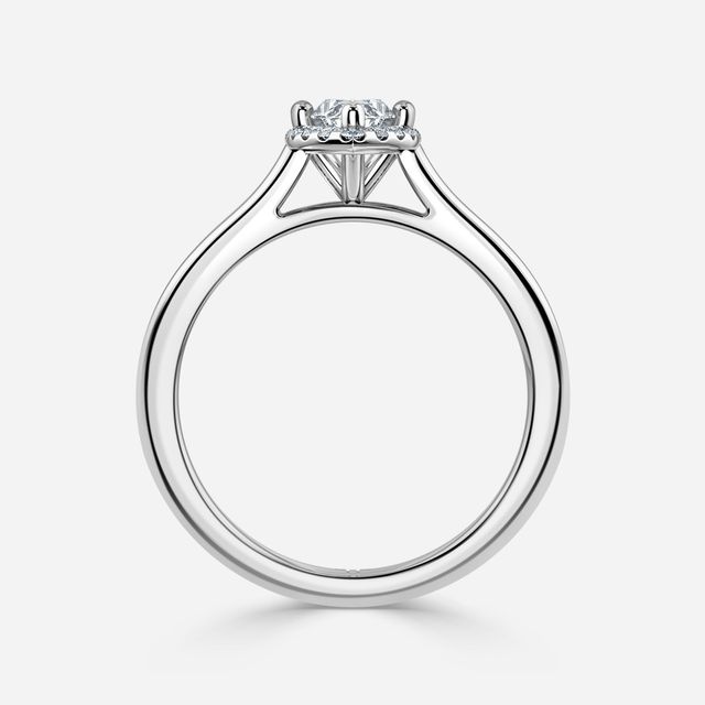 Ava Platinum Engagement Ring